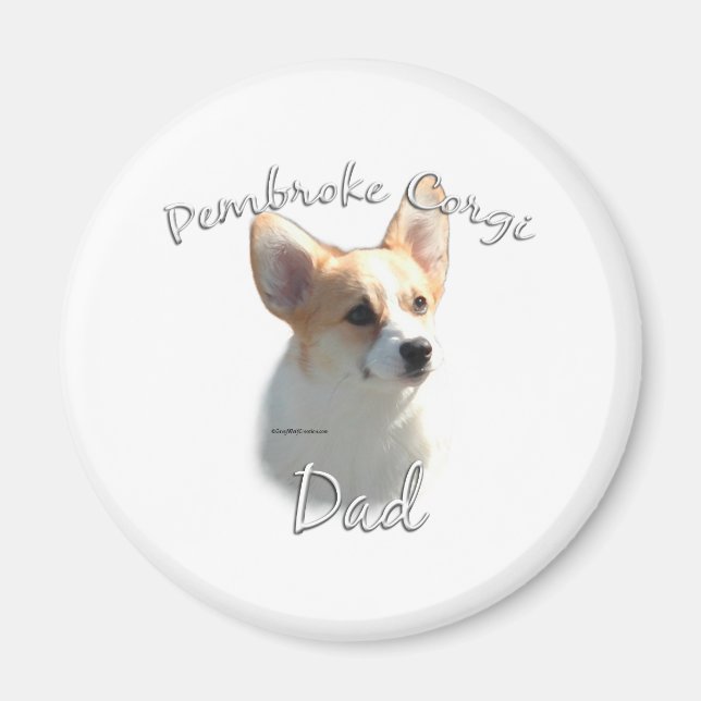Pembroke Welsh Corgi Dad 2 Magnet (Front)