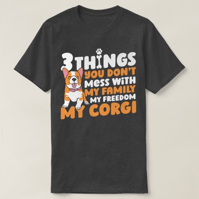 Pembroke Welsh Corgi Dog1276 T-Shirt (Design Front)