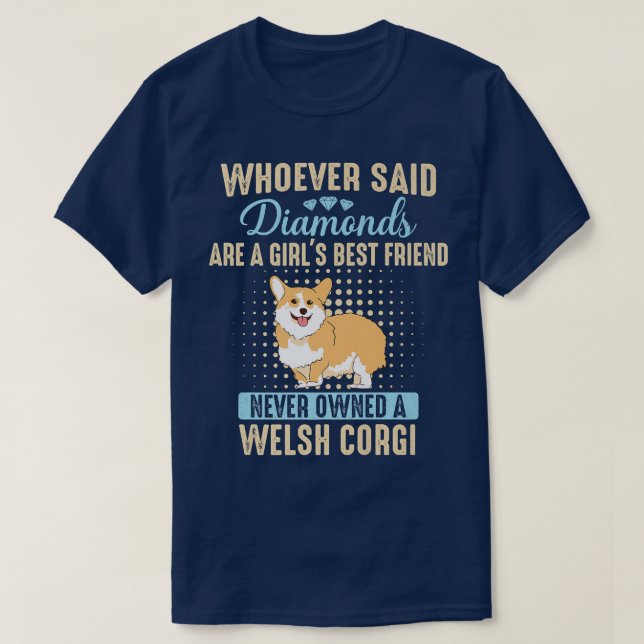 Pembroke Welsh Corgi Dog Best Friend1039 T-Shirt (Design Front)
