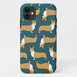 Pembroke Welsh Corgi Dogs Pattern iPhone 11 Case