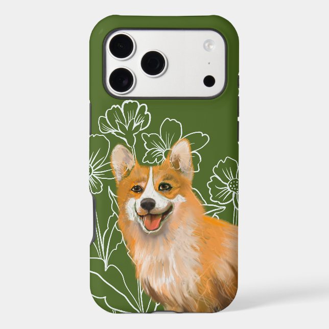 Pembroke Welsh Corgi Drawing (Back)