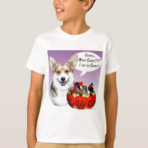 Pembroke Welsh Corgi Halloween Candy T-Shirt