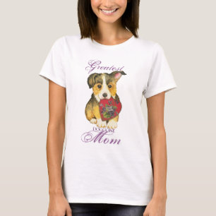 Pembroke Welsh Corgi Heart Mum T-Shirt