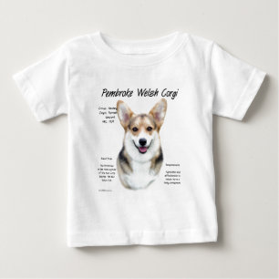 Pembroke Welsh Corgi History Design Baby T-Shirt