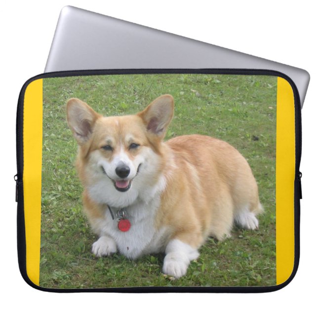 Pembroke Welsh Corgi Laptop Case (Front)