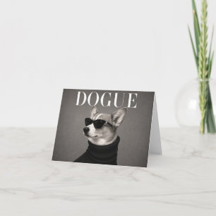 Pembroke Welsh Corgi Luxury Dog Thank You Card