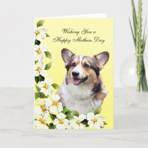 Pembroke Welsh Corgi Mothers Day Card w/poetry