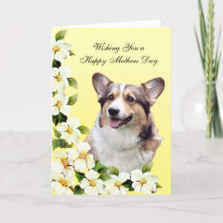 Pembroke Welsh Corgi Mothers Day Card w/poetry
