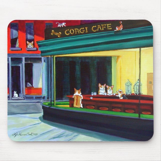 Pembroke Welsh Corgi Mousepad (Front)