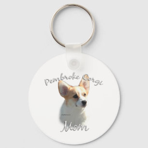 Pembroke Welsh Corgi Mum 2 Key Ring