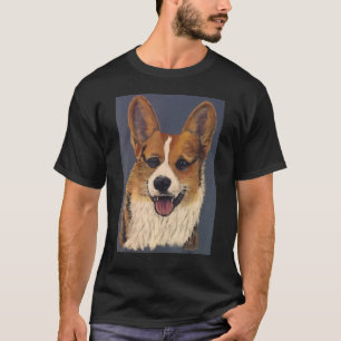 Pembroke Welsh Corgi Oil Painted T-Shirt