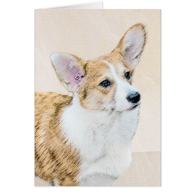 Pembroke Welsh Corgi Painting - Original Dog Art (Front)