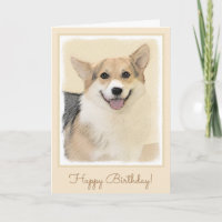 Pembroke Welsh Corgi Painting - Original Dog Art
