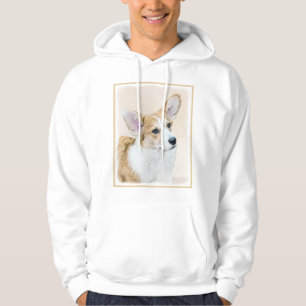 Pembroke Welsh Corgi Painting - Original Dog Art Hoodie
