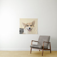 Pembroke Welsh Corgi Painting - Original Dog Art