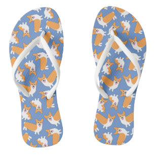 Pembroke Welsh Corgi Pattern Thongs