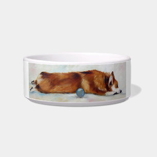 pembroke welsh corgi pet bowl