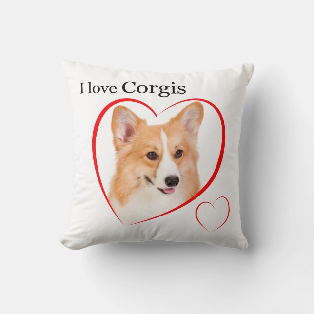 Pembroke Welsh Corgi Pillow (Front)