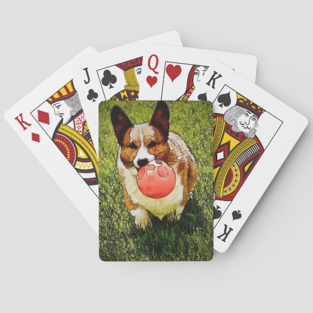 Pembroke Welsh Corgi Playing Cards (Back)
