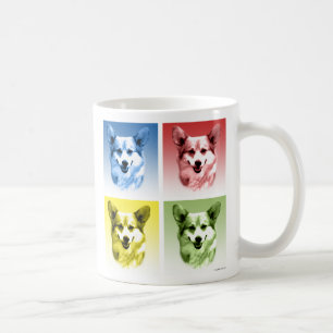 Pembroke Welsh Corgi Pop Art Coffee Mug