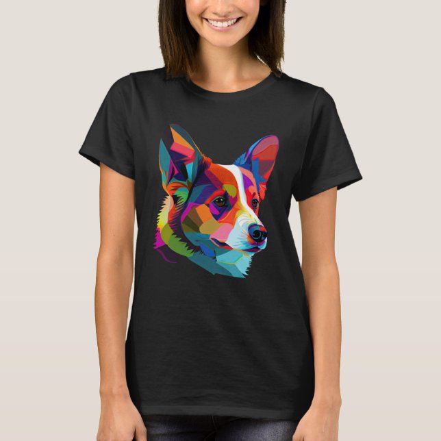 Pembroke Welsh Corgi  Pop Pembroke Corgi T-Shirt (Front)