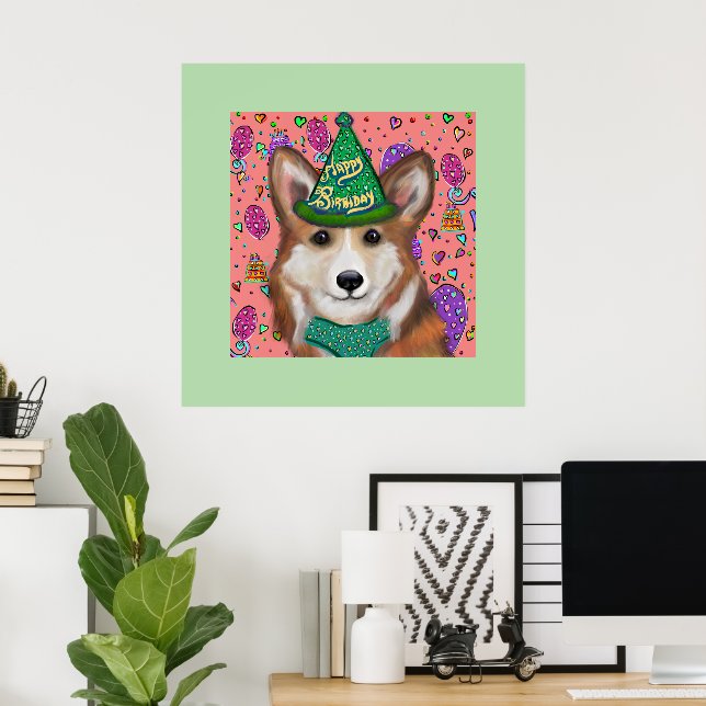 PEMBROKE WELSH CORGI  POSTER (Home Office)