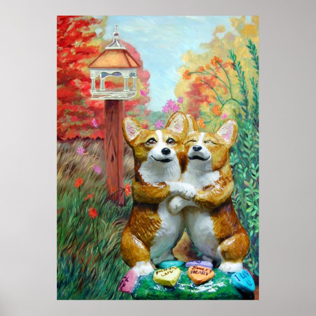 Pembroke Welsh Corgi Poster Print (Front)