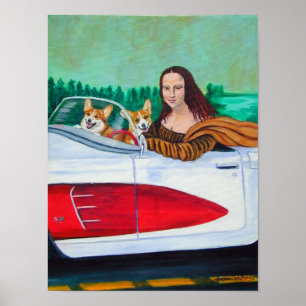 Pembroke Welsh Corgi Poster Print