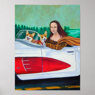 Pembroke Welsh Corgi Poster Print