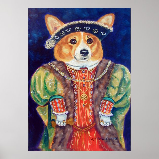 Pembroke Welsh Corgi Poster Print (Front)