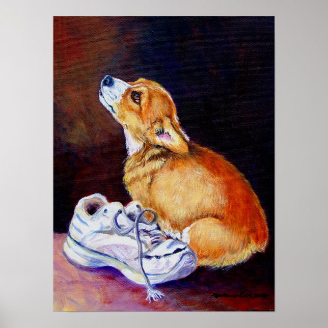 Pembroke Welsh Corgi Poster Print (Front)