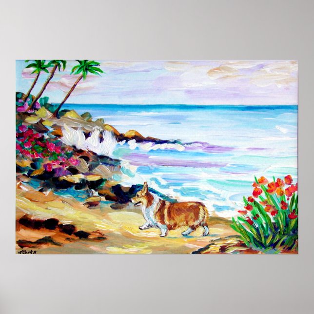 Pembroke Welsh Corgi Print (Front)