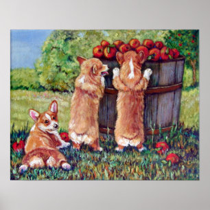Pembroke Welsh Corgi Print Poster