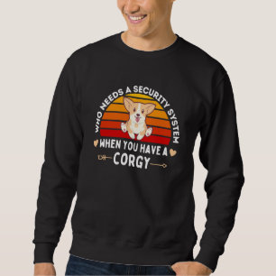 Pembroke Welsh Corgi Puppies Corgi Dad Corgi Valen Sweatshirt