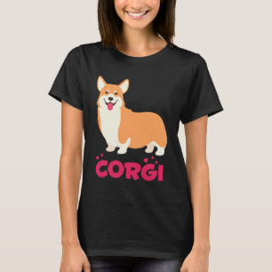 Pembroke Welsh Corgi Puppy Dog Red Love Women's T-Shirt