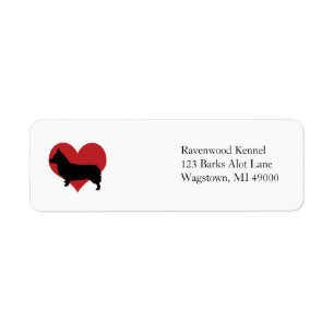 Pembroke Welsh Corgi Return Address Label