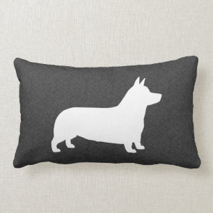 Pembroke Welsh Corgi Silhouette Lumbar Cushion