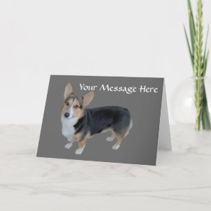 Pembroke Welsh Corgi Soulful Greeting Card