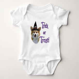 Pembroke Welsh Corgi Trick Baby Bodysuit