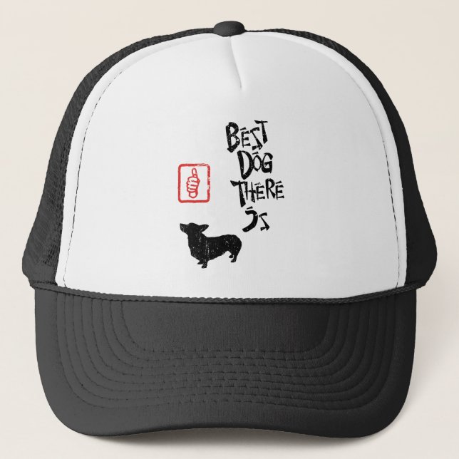 Pembroke Welsh Corgi Trucker Hat (Front)