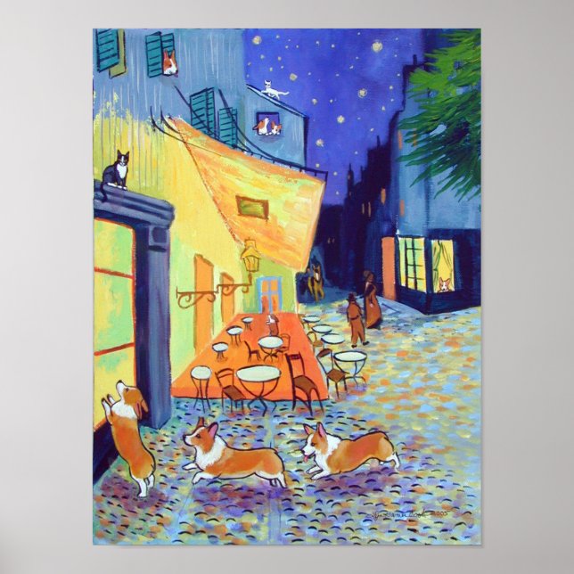 Pembroke Welsh Corgi Wall Print (Front)