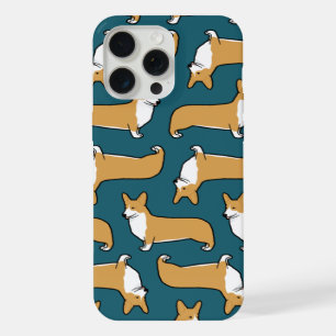 Pembroke Welsh Corgis Pattern Cute Dog Lover's iPhone 15 Pro Max Case