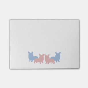 Pembroke Welsh Corgis Post-it Notes