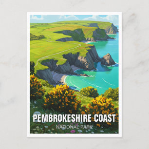 Pembrokeshire Coast National Park Wales Travel Postcard
