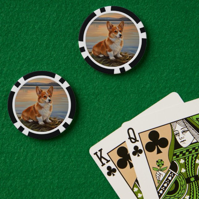 Pembrook Welsh Corgi Poker Chips (Poker Table (Double))