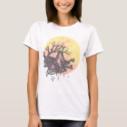 Pen and Ink Lone Wolf Women's T-Shirt