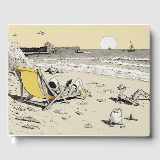 pen and ink sketch guestbook