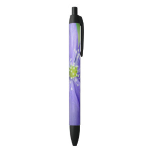 Pen blue and white flower