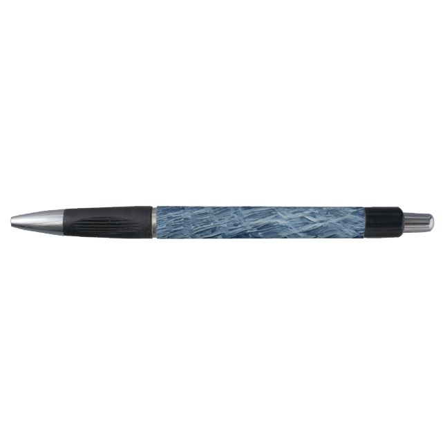 Pen Blue Calm Sea Waves, Edit Design Option (Front)