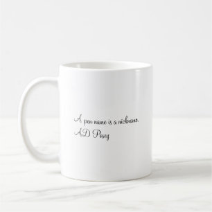 Pen Name Mug